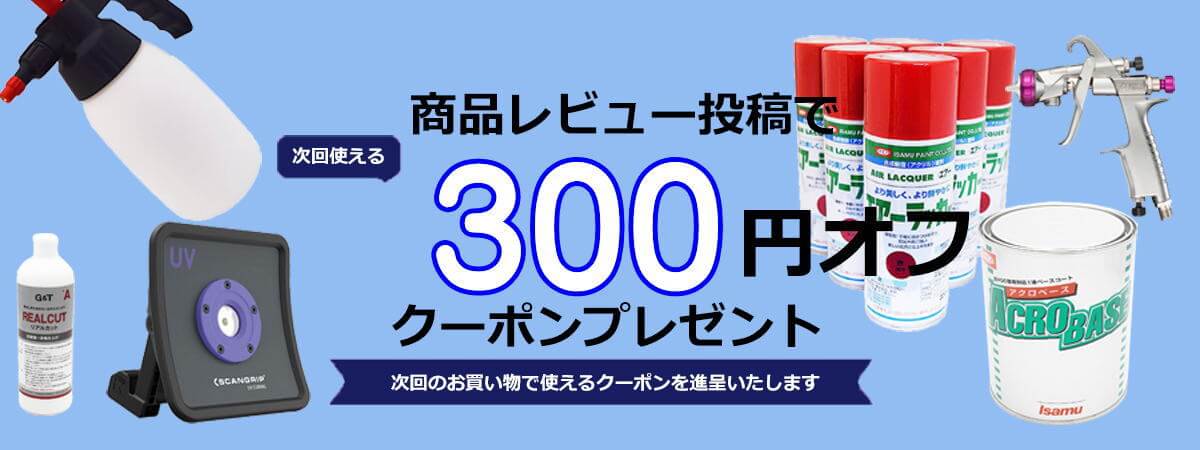 商品レビューでクーポンをプレゼント